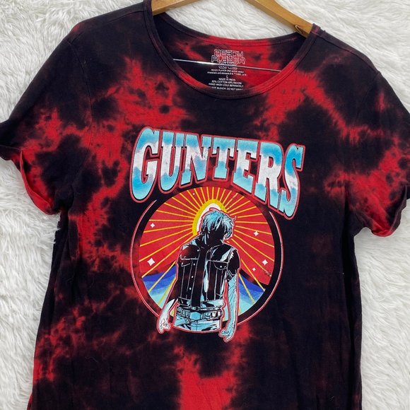 Ready Player One Women's Tie Dye Gunters T Shirt Sleep Wear Dress Size Large - Picture 2 of 9